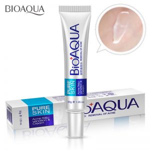 50pcs Bioaqua 30g Acne Treatment Blackhead Remova Anti Acne Cream Oil Control Shrink Pores Acne Scar Remove Face Care Whitening