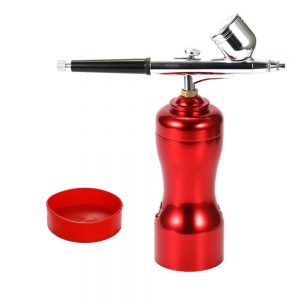 Portable Airbrush Set Small Spray Pump Pen Set Air Compressor Kit Oxygen Inject Machine Skin Moisturizating Wrinkles Removing De